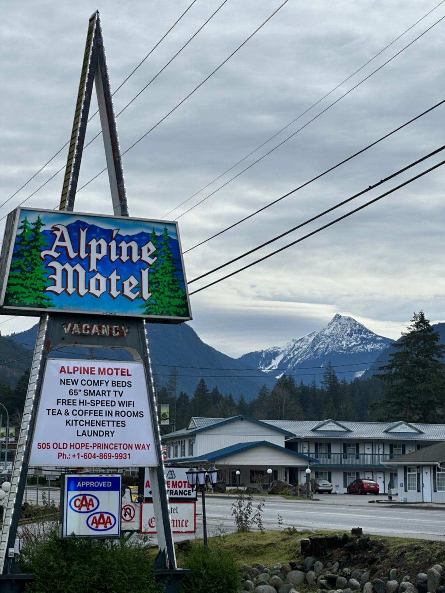 Alpine Motel Hope Eksteriør billede